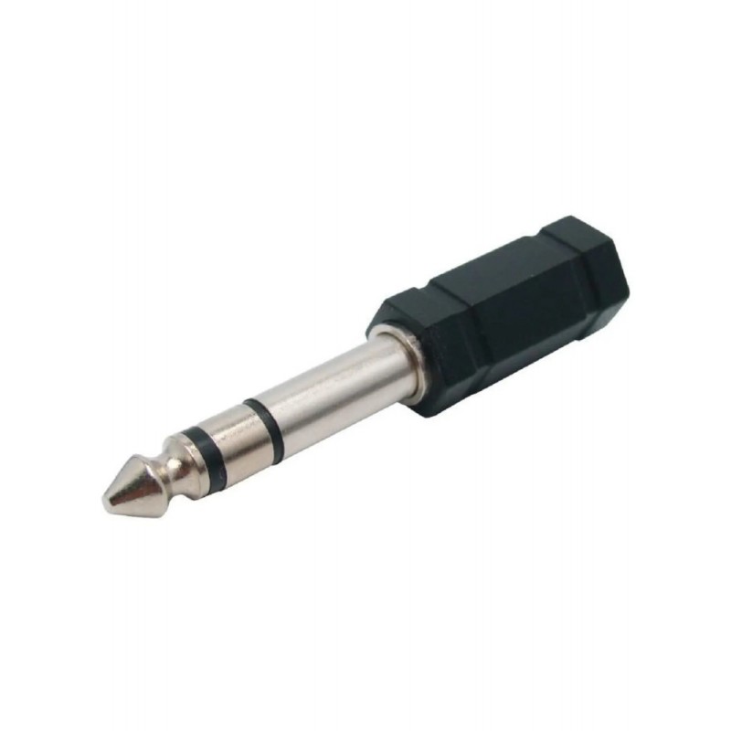 LOMIT srl adattatore audio jack maschio 6,35mm - femmina 3,5mm