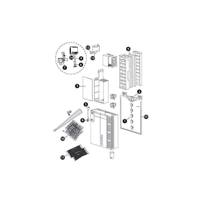 supporto filtro uniko part. n.2